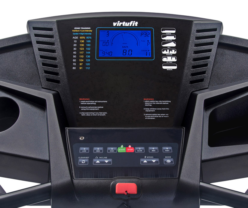 VIRTUFIT TR-200i displej