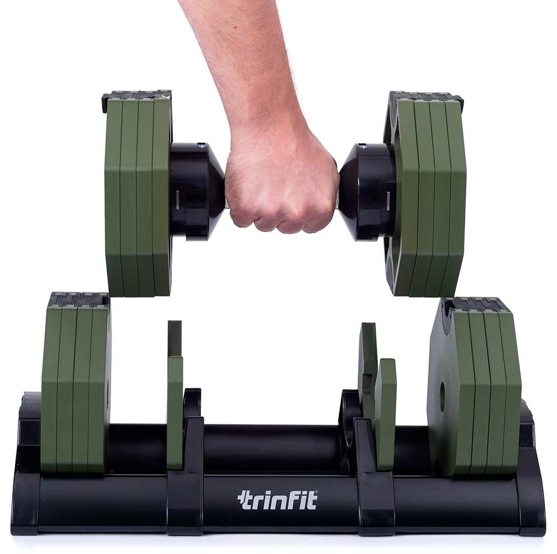 TRINFIT OctaBlock 2,5-40 kg zelený aretačný systém