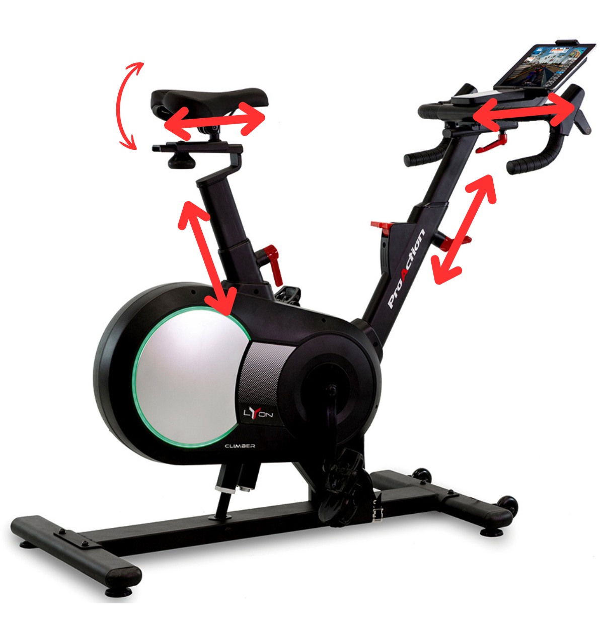 BH FITNESS Lyon Climber ergonómia