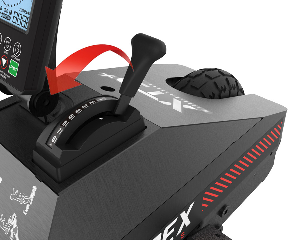 Sane XEBEX XT3 Plus Sled V2 nastavenie záťaže