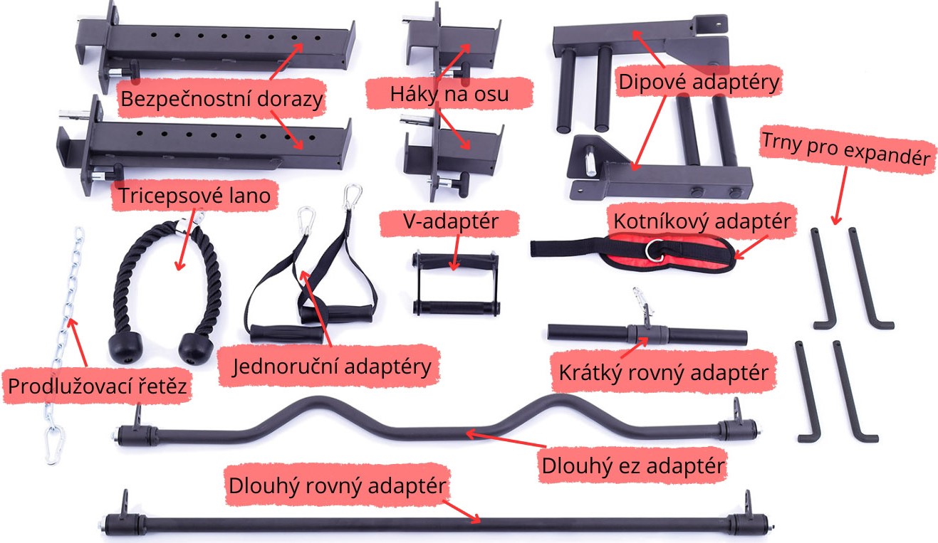 TRINFIT Multi Smith CX60 Extreme všetky adaptéry