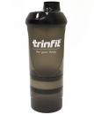 TRINFIT Shaker Black Smoke 600 + 350 ml