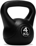 Kettlebell VIRTUFIT PVC čierny - 4 kg