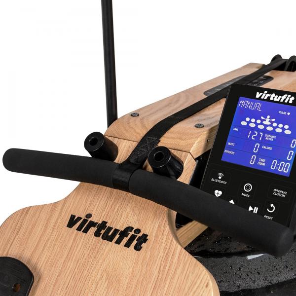 Veslovaci trenažér VIRTUFIT Elite Water Resistance Rowing Sicker madlo