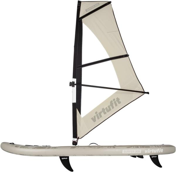 Paddleboard VIRTUFIT Surfer 305 Beige + plachta a příslušenství z boku