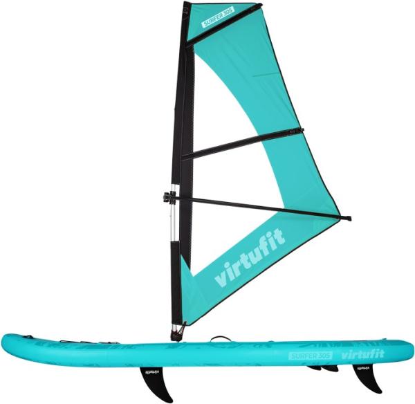 Paddleboard VIRTUFIT Surfer 305 Turqouise + plachta a příslušenství z boku