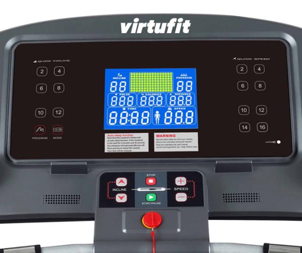 Bežecký pás VIRTUFIT Elite TR-900i displej detail