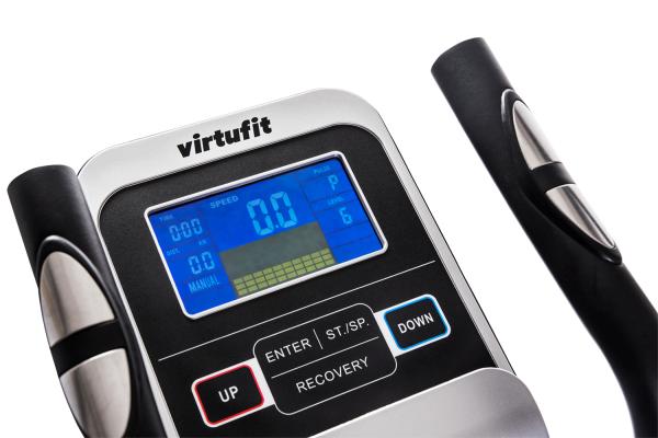 Eliptický trenažér VIRTUFIT CTR 1.2i monitor z úhlu