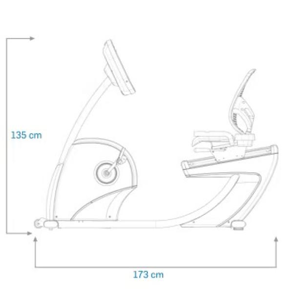 Recumbent NORDICTRACK R35 nákres