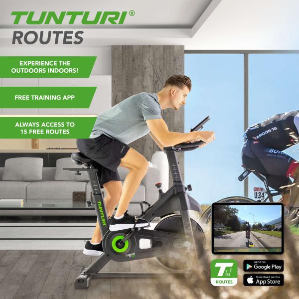 Cyklotrenažér TUNTURI Cardio Fit S20 s app