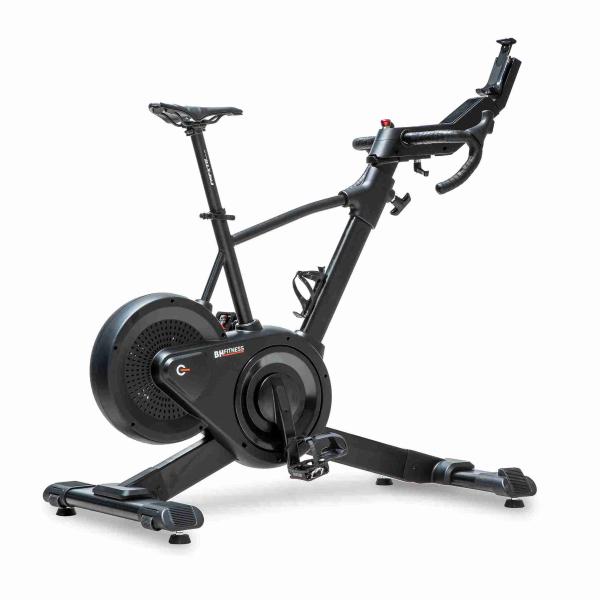 Cyklotrenažér BH FITNESS Exercycle Smart Bike R z úhlu bez tabletu