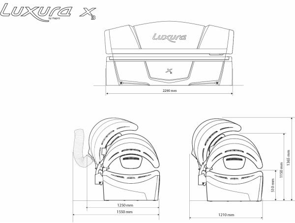 HAPRO Luxura X3 32SLi rozměry