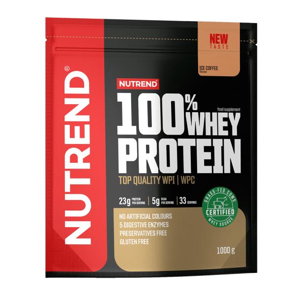 NUTREND 100% Whey Protein NEW TASTE 1000 g ledová káva