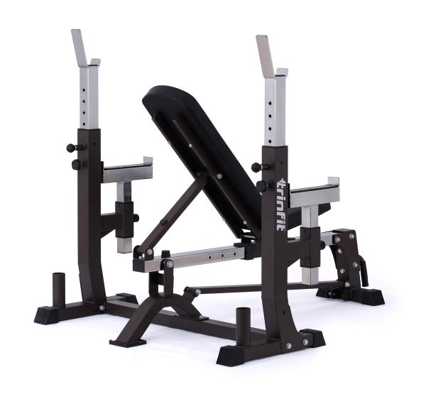 Posilňovacie lavice bench press TRINFIT F7 Pro z úhlu