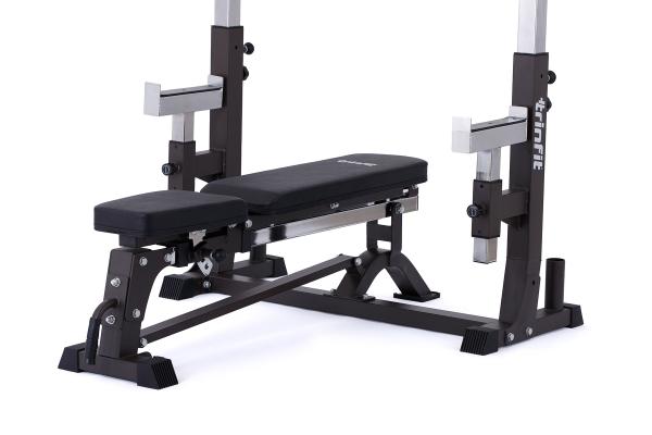 Posilňovacie lavice bench press TRINFIT F7 Pro rovná lavice z úhlu 3