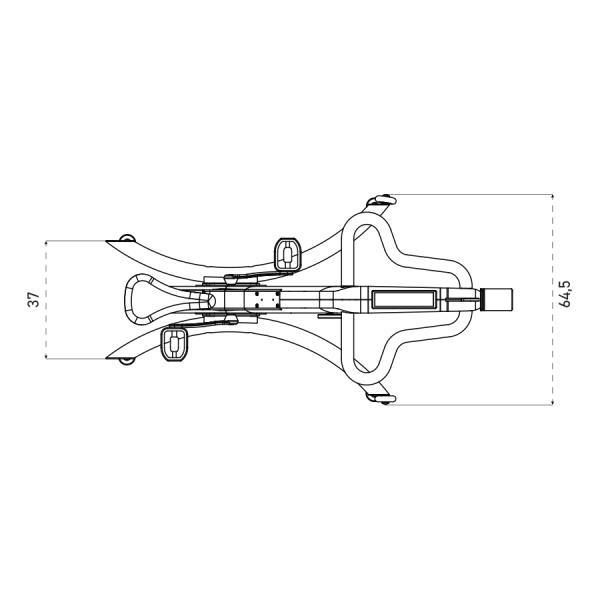 Rotopéd NOHrD Bike V.2 zeshora