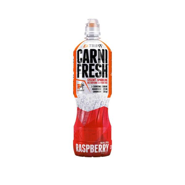 Extrifit Carnifresh Sparkling bez kofeinu 850 ml Malina