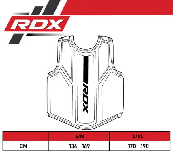 Tabulka velikostí RDX Kara F6