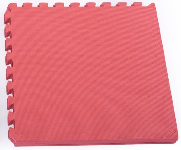 TRINFIT Tatami Fitness T12 set 4 ks - 60 x 60 x 1,2 cm červené