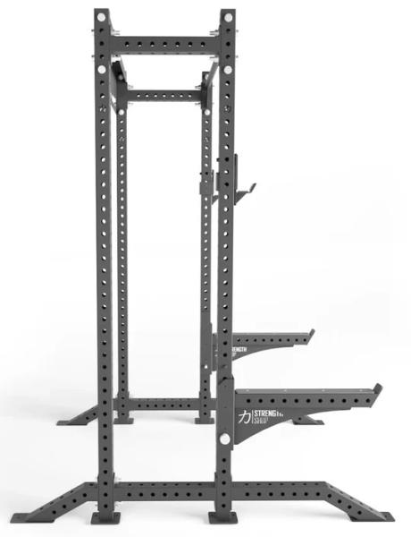 Stojan na činku Posilovací klec STRENGTHSYSTEM Original MRR Half Racks Standard z boku