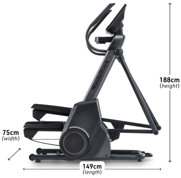 Eliptický trenažér NORDICTRACK Freestrider X16 rozměry