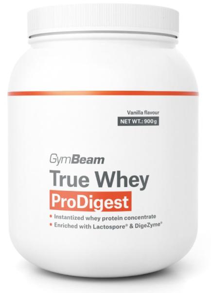 GymBeam True Whey ProDigest 900 g vanilka