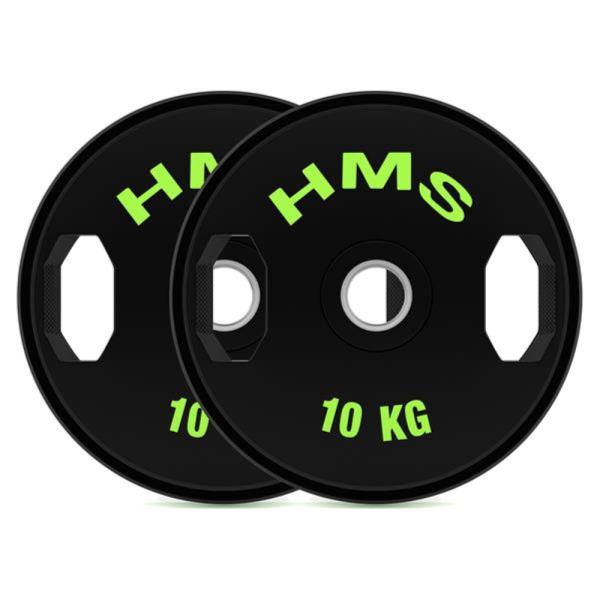 Sada pogumovaných olympijských kotoučů HMS TOG05 2 x 10 kg