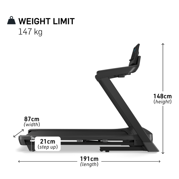 Bežecký pás NORDICTRACK T Series 8 rozměry