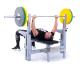 Posilňovacie lavice bench press FITHAM Benchpress s výsuvnými stojany bench s modelem