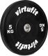 VIRTUFIT Hi-Temp Bumper Plate 5 kg z úhlu