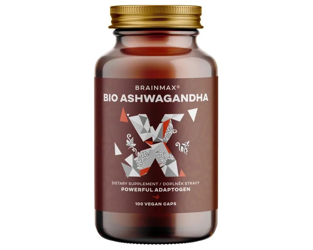 BrainMax BIO Ashwagandha 100 kapslí