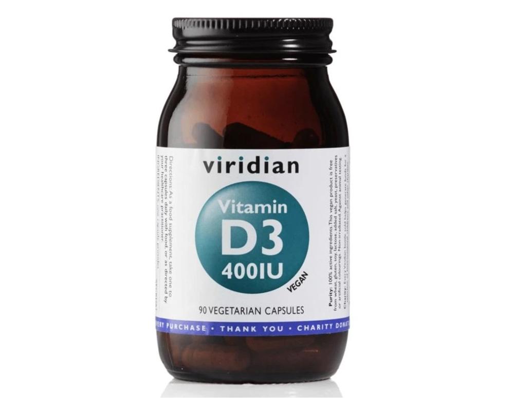 VIRIDIAN Vitamin D3 400IU 90 kap