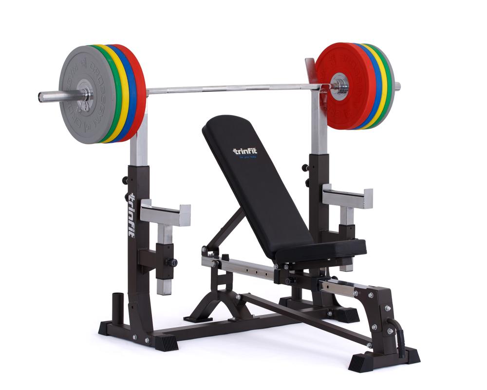 Posilňovacie lavice bench press TRINFIT F7 Pro s osou