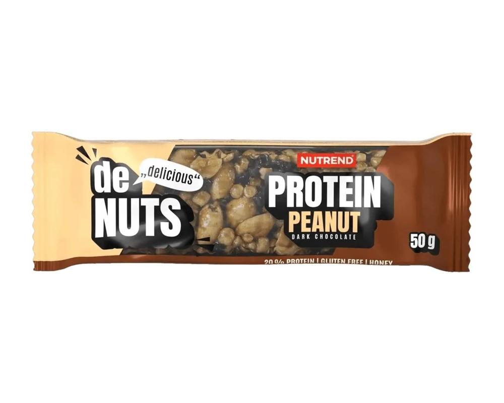 NUTREND Denuts Protein 50 g arašídy v hořké čokoláde