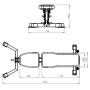 Posilňovacia lavica na jednoručky TRINFIT Bench L5 Pro rozměr