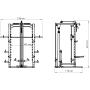 Multipress VIFITO Stojan s multipressem a kladkou S30 nákres