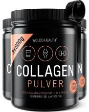 Woldohealth 2+1 100% Hovädzie Kolagén 3 x 500 g