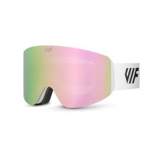 Lyžiarske a snowboardové okuliare VIF SKI & SNB White x Rose Pink