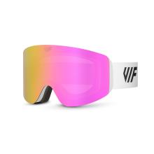 Lyžiarske a snowboardové okuliare VIF SKI & SNB White x Pink